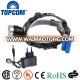 Waterproof adjustable led headlight rechargeable 10W 1000 lumens aluminium xml t6 led headlamp