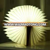 Ce/Rohs Customized Logo Novelty Decorative folding led reading light With Usb Rechargable Function