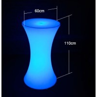 Light up bar Table / Illuminated Led Table/Glowing Led Cocktail Table