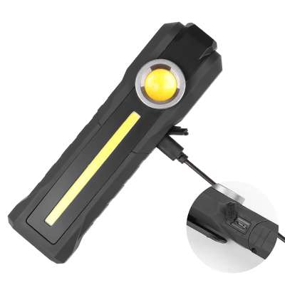 Qimai Led Work Light Portable COB Worklight Work Lamp Flashlight COB Working Light Searchlight USB Rechargeable 10W