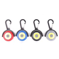 New Arrival hot sale ABS plastic keychain with led light battery one mode led COB keychain light