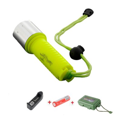 Hot selling T6 high power led flashlight  powerful led waterproof diving flashlight 10000 lumens