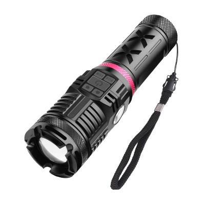 8000Lums red blue green led Tactical torch powerful usb Rechargeable lamp xhp120 Hunting light  flashlights hunting scopes