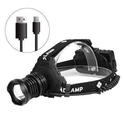 Powerful XHP70.2 Led Headlamp 8000LM Head lamp USB Rechargeable Headlight Waterproof Zooma Fishing Light Use 18650 Battery