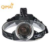 Aluminum alloy elastic band rechargeable battery 3 modes high power head lamp torch miner led headlamp