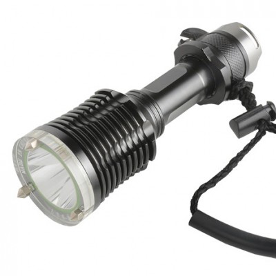 High Quality 1000 Lumens 18650 battery rechargeable diving powerful led flashlight cheap flashlight