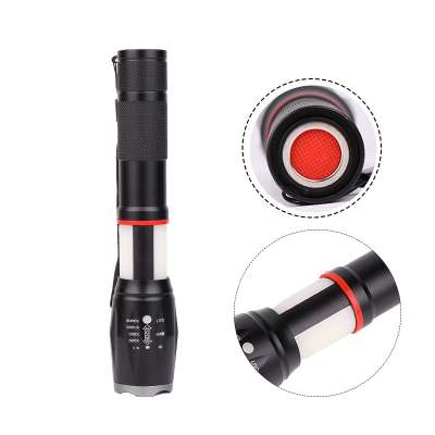 Hot Selling High Power Telescopic Zoom Tail Magnet Torch Led Flashlight