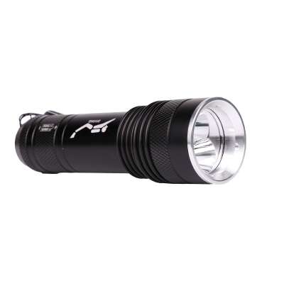 Black High Power Portable Led Waterproof Function Diving Torch Diving Flashlight